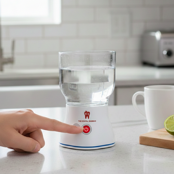 Press the button to generate ozone