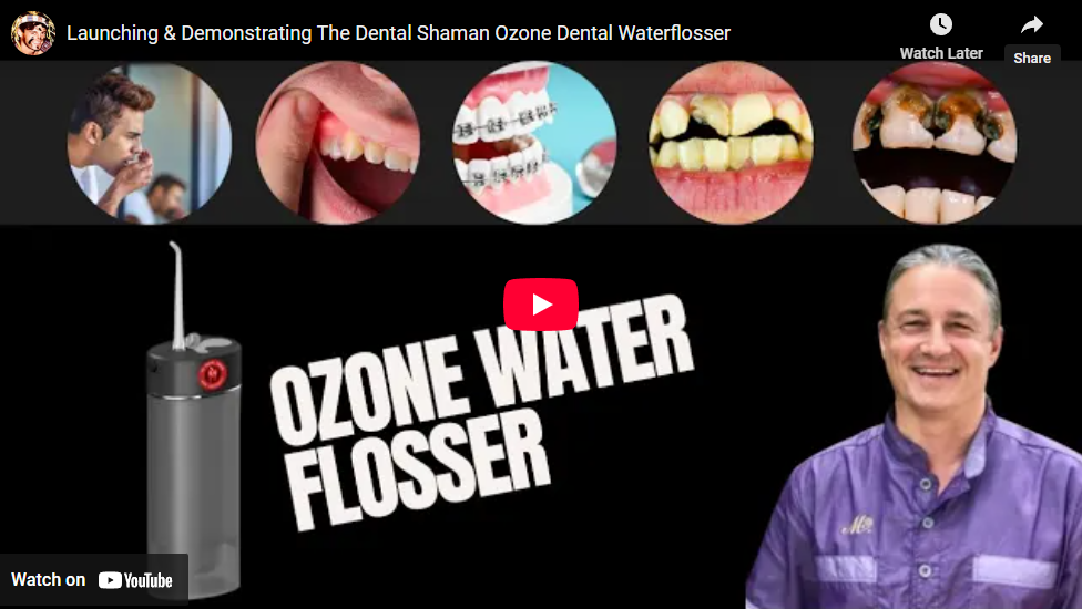Load video: ozone water flosser demonstration